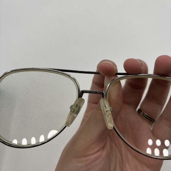 AO Safety American Optical Aviator 145 Z87 Glasses Silver Vintage‎ EX590 56 18 - Picture 7 of 13